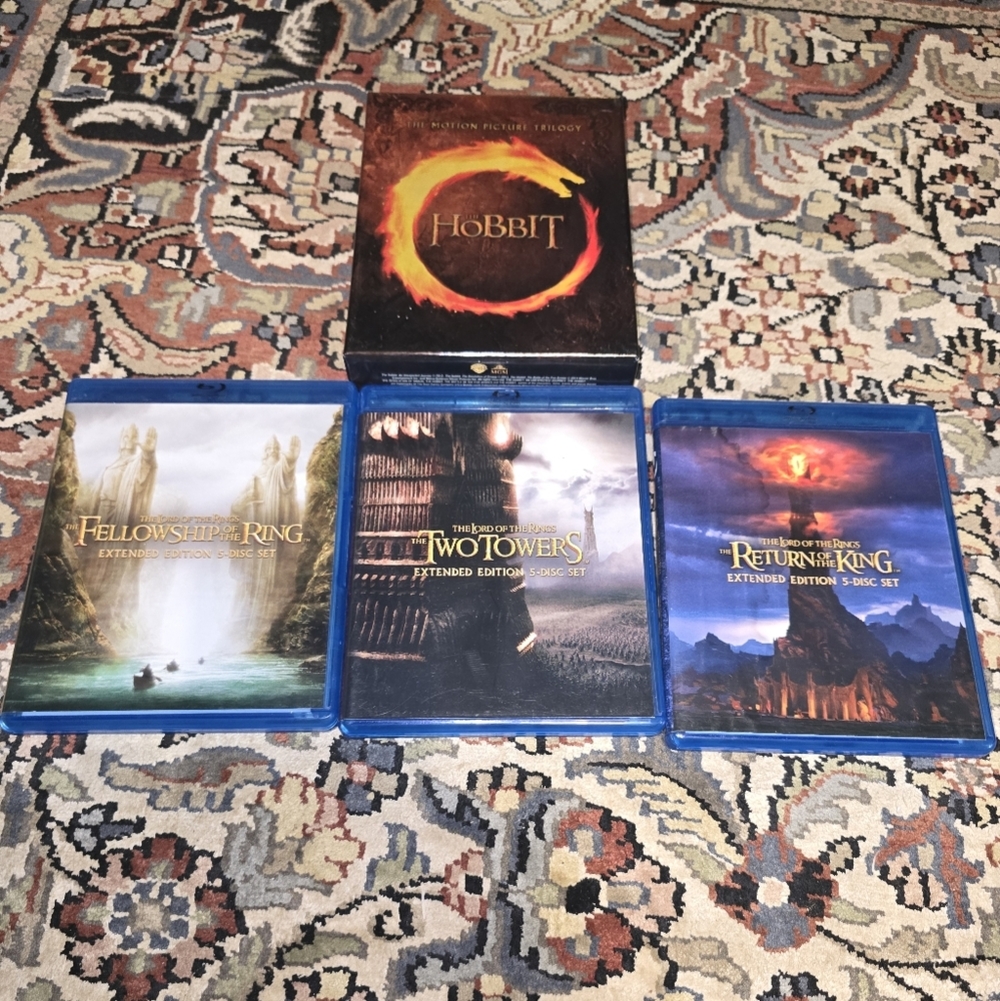 The Hobbit and Lord of the Rings Blu-ray Set